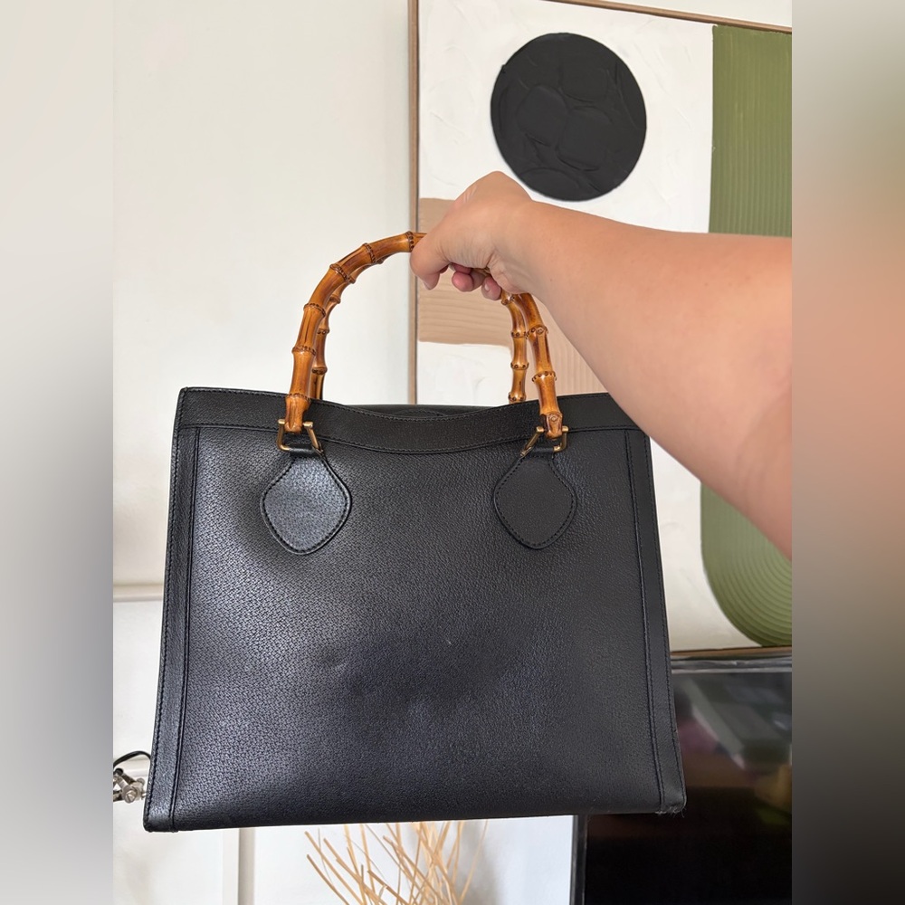 Gucci Diana Large Tote with Bamboo handles READ DESCRIPTION - Picture 4 of 14